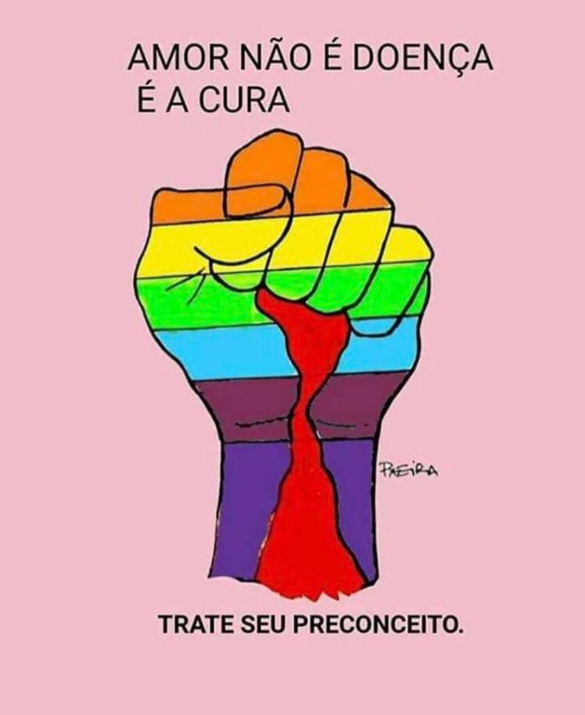Amor não é Doença. É a Cura.
